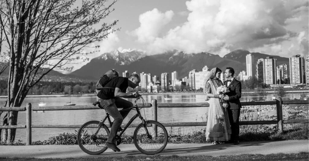 Vancouver wedding photographer Kitsilano beach portrait session